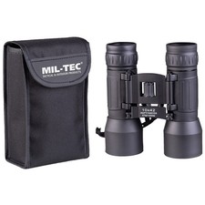 Mil-Tec Jumelles Pliables 10x42 Noires Armée Militaire Chasse