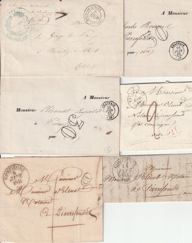 France 1828 6 marques - france,