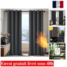 Deconovo Rideau Occultant Thermiques Anti Froid, Double Rideau Isolant Anti-B...