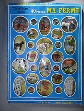 AF689 TOVTOY EDUCATIONAL JOUETS ENFANT 40 PIECES MA FERME ANIMAUX CHEVAL VACHE