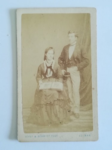 A048 cdv photo circa - cdv,