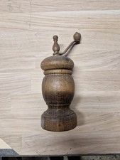 Antique Peugeot Small Wooden Pepper Mill