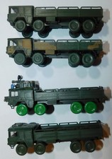 ROSKOPF RMM HO . réf 69 . 4 x CAMION MAN 10T MIL GL 8x8 . IDEM ROCO HERPA