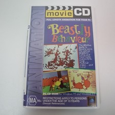 Beastly Behaviour CD-ROM (1994) Windows 95 Narrated by Rupert Farley Mint Discs