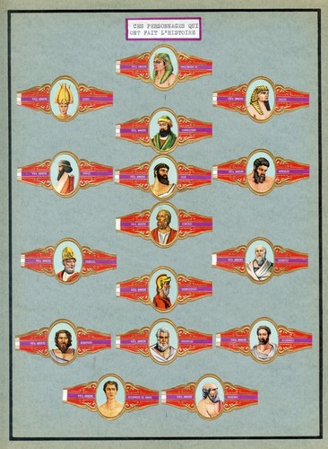 Cigar rings characters - 80,