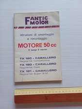 Fantic Motor Caballero Manual Workshop Engine 50 6V 1977 Italian Original