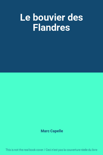 Bouvier des flandres marc - flandres,,