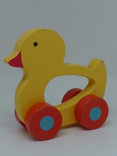 Figurine bois jouet poussin - figurine,