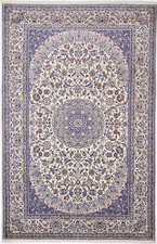 Tapis Fait Main Nain 9La Avec Soie Tapis Oriental 301 X 200 Cm Tapis Persan