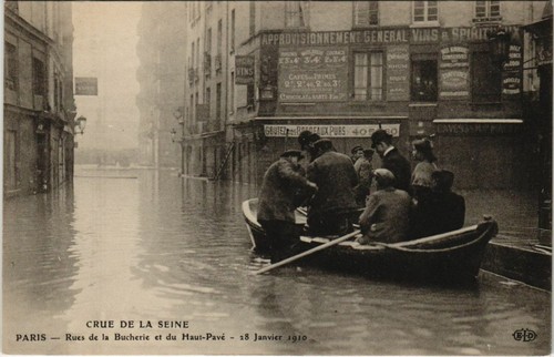 Cpa paris rues - rues, la