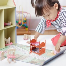 Mini Lit Maison Superposé De