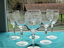 6 verres a vin blanc en