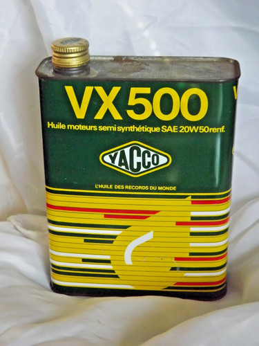 Ancien bidon huile yacco vx - bidon,