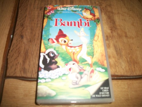 Cassete vidéo walt disney - cassete,