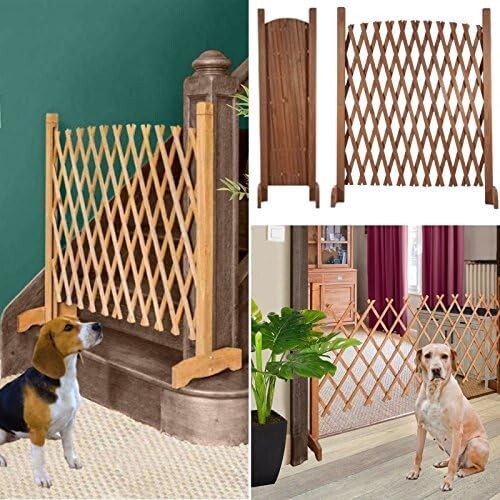 Barrière extensible bois - extensible,