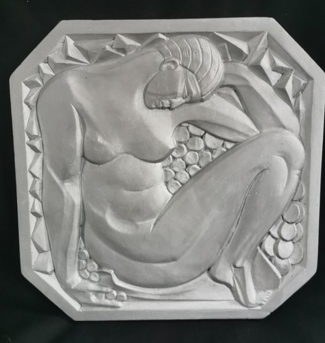Superbe bas relief art deco - , de