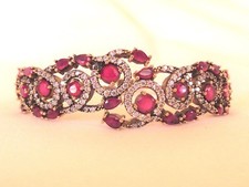 HURREM / SULTAN OTTOMAN STYLE TURKISH  BRACELET - RUBY RED 