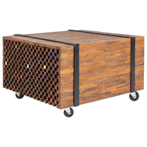Teck table appoint - teck, d'appoint