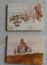 Lot of 2 Vintage CM Russell