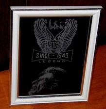 Gravure sur cadre faite à la