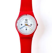 Swatch Red LR103, 1984, Femme, Très bon état