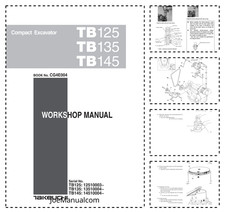 Takeuchi TB125 TB135 TB145 Excavator Workshop Manual PDF