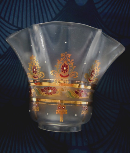 Ancienne tulipe globe - , cristal