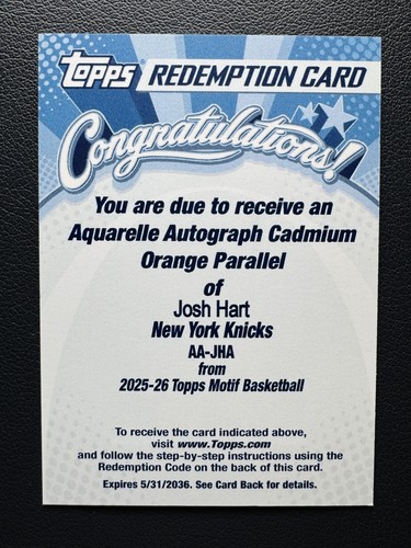2025 topps motif josh - 2025-26,