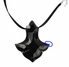 BACCARAT PAMPILLES CLEAR BLACK