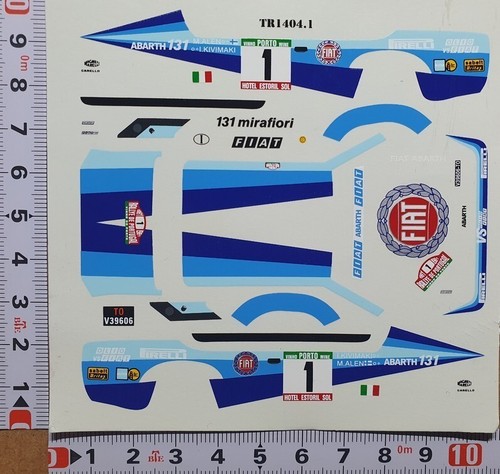 Decals fiat 131 abarth - abarth,