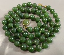 SAUTOIR ancien PERLES JADE