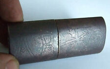 Briquet de poilu initiales AB avec fleur / Reims .... Art des tranchées - 73mm