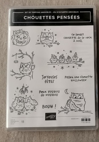 Stampin tampons chouettes - stampin,