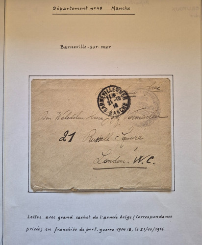 Lettre 1ere guerre armee - lettre,