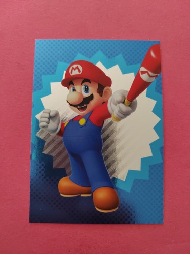 Mario base ball carte super - mario, base-ball