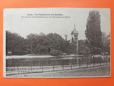 Old postcard Paris ACCLIMATIZATION GARDEN Created in 1860 PIGEONNIER and LAC Written in 1905
