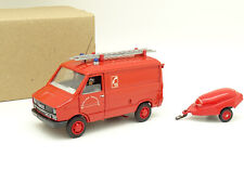 Old Cars SB 1/43 - Unic Iveco Daily Fire Van + Ton Trailer
