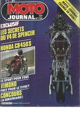 MOTO JOURNAL N°739 YAMAHA FJ / DAYTONA / GP CROSS 250 / TRIAL MONDIAL & MICHAUD