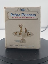 1960’s Vintage Ideal Petite Princess Fantasy Furniture- Salon Coffee Table Set