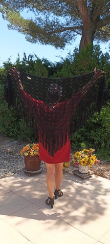 Châle étole mariage crochet - châle,