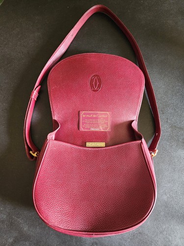 Cartier sac cuir must de - cuir,