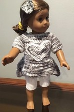 Handmade Crochet 18” Doll