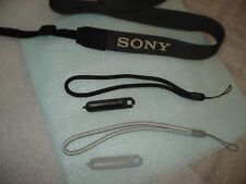 Genuine Sony Digital Camera Hand Wrist & Neck Strap & Paint Pen -Black or Gray