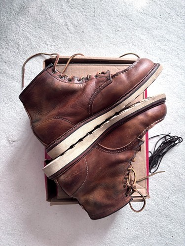 Red wing moc toe - red,