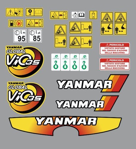 Yanmar vio kit autocollants - 35,