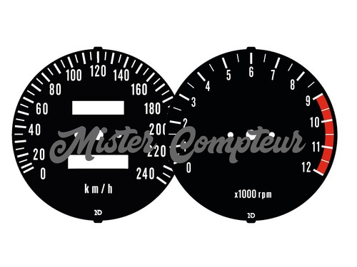 Paire fonds compteurs - compteurs,