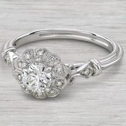 Bague fiançailles ancienne - bague,