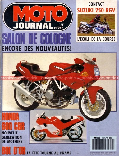 Moto journal 957 essai road - 957,