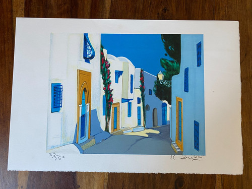 Lithographie signe quilici - lithographie,