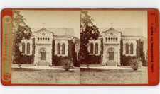 Germany, Reinhardsbrunn Castle, The Chapel, Vintage Stereo, ca.1870 Germany